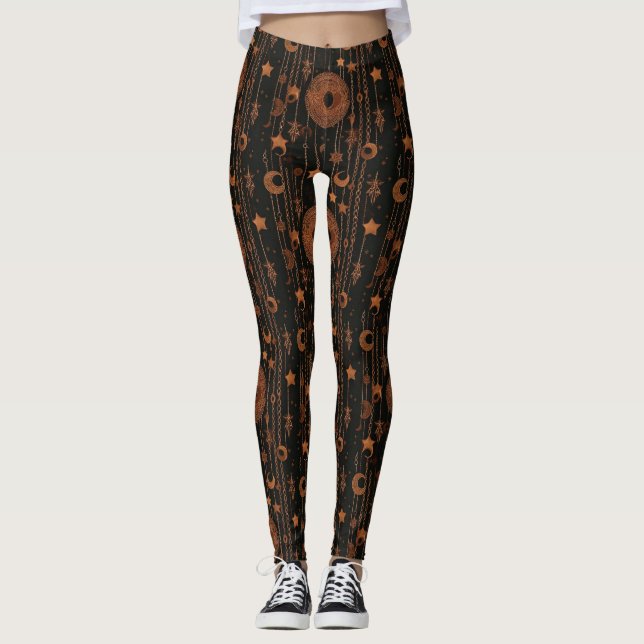 Adote seu Boho Interior com Leggings Inspiradas em (Frente)