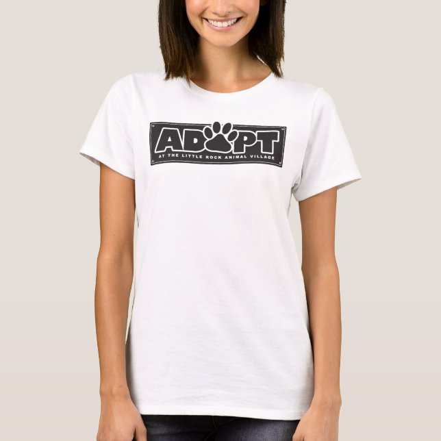 "Adote t-shirt de LRAV" (Frente)