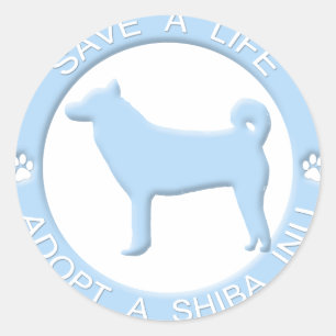 Adote um adesivo Shiba Inu