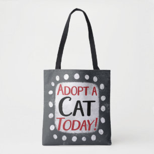 Adote Um Gato Hoje Saco De Tote