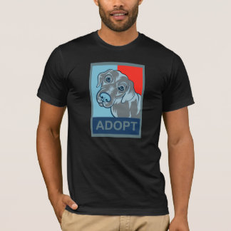 Adote um t-shirt do cão
