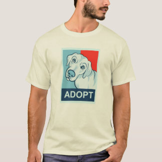 Adote um t-shirt do cão