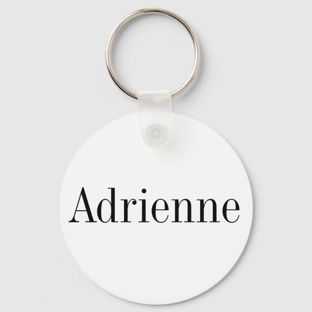 Adrienne Name Chaveiro (Frente)