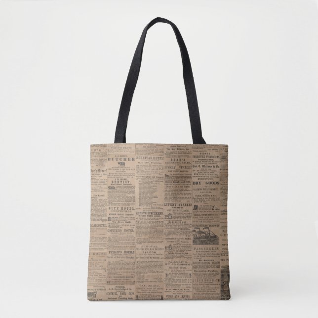 Ads of the Past, NY 1856 Tote (Frente)