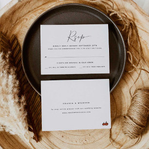 Adulto Apenas Dois Convidados Cartão RSVP de Cas