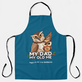 Adulto Apron: Meu Pai Meu Velho Eu (azul)
