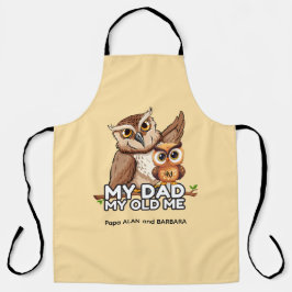 Adulto Apron: Meu Pai Meu Velho Eu (marrom)