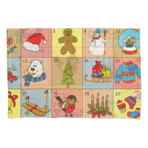 Advento de Natal: Coleção de Elementos de Portas