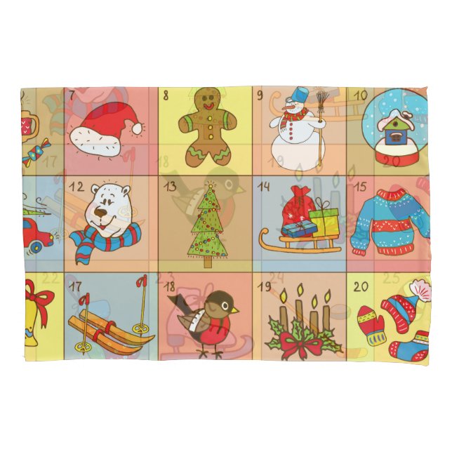 Advento de Natal: Coleção de Elementos de Portas (Frente)