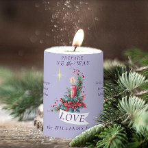Advento Preparai o Caminho Amor de Natal Roxo