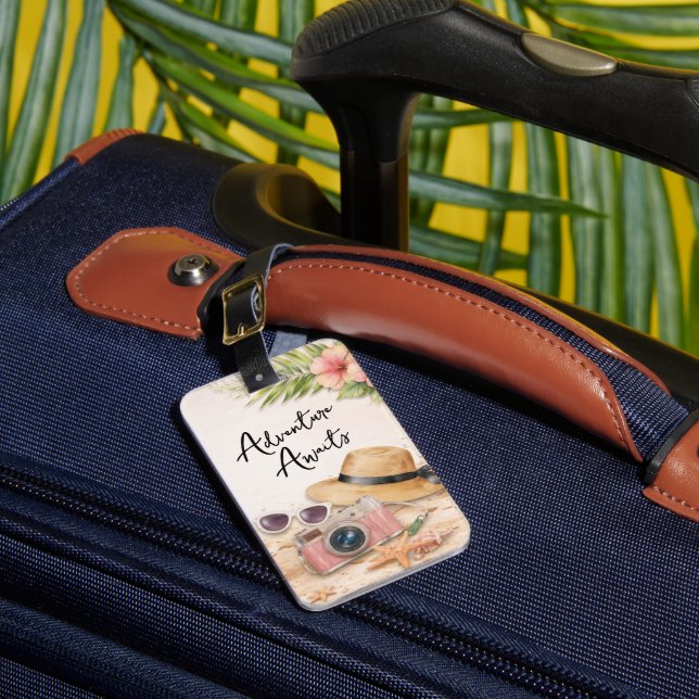 Adventuras Personalizadas com Etiqueta de Bagagem  (Frente Insitu 1)