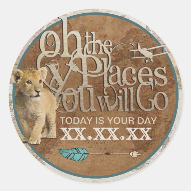 Adventure Aguarda Autocolantes (Frente)