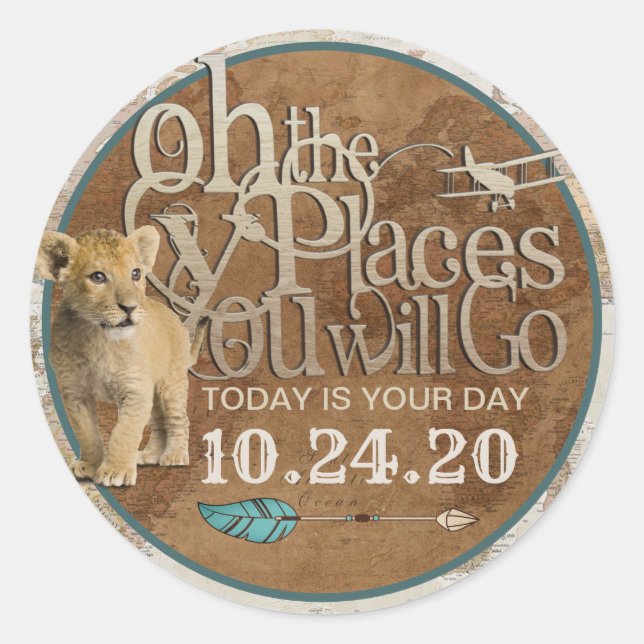 Adventure Aguarda Autocolantes (Frente)