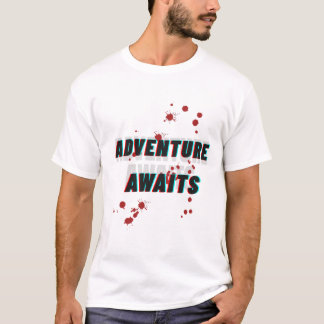 Adventure Aguarda Camisa T - Viagem & Vara Tee f