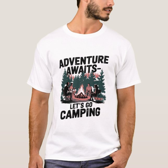 Adventure Aguarda Camping T-Shirt (Frente)