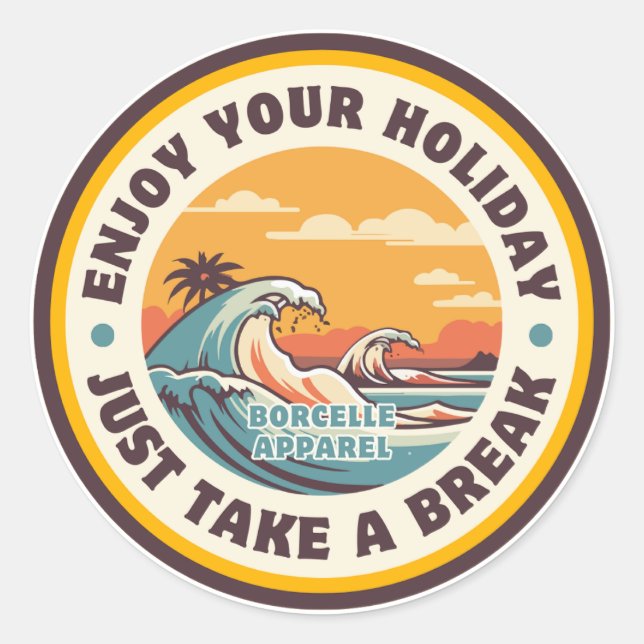 Adventure Aguarda o adesivo (Frente)