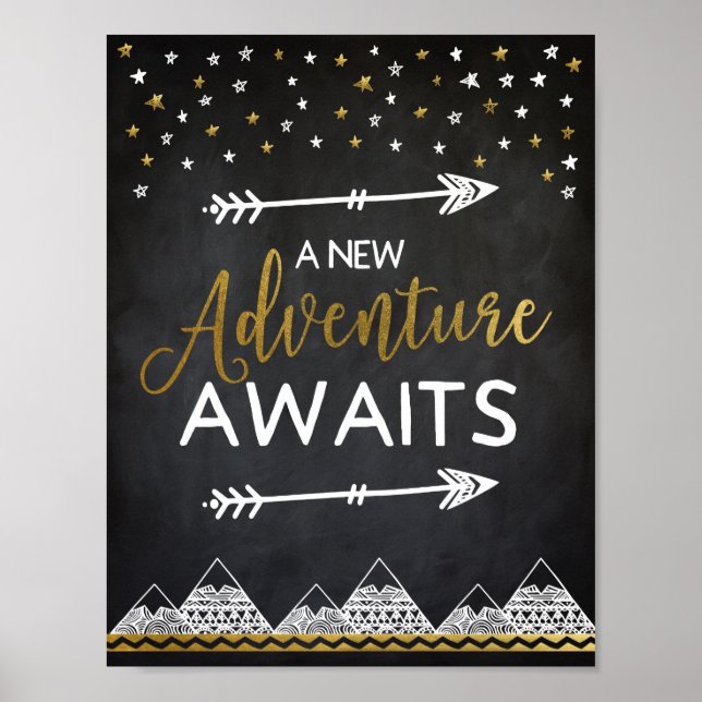 Adventure Aguarda Poster de quadro (Frente)