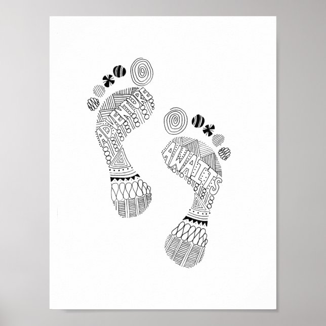 Adventure Aguarda Poster descalço (Frente)