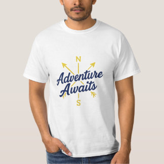 Adventure Aguarda Viagem Cotação T-Shirt