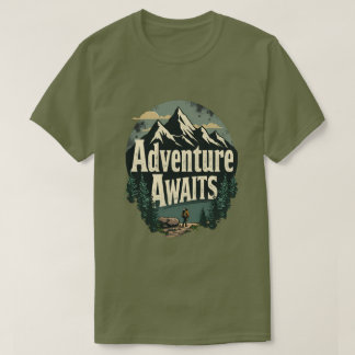 Adventure Await - camiseta para amantes de aventur