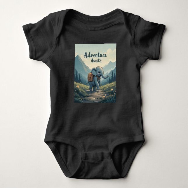 Adventure Awaits T-shirt (Frente)