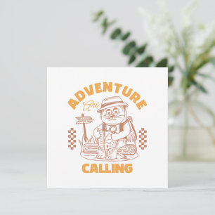 Adventure Está Chamando - Vintage Cat