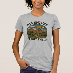 Adventure está lá fora, Design de camiseta Inspi