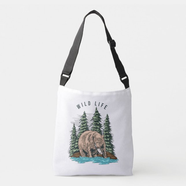 Adventure Hking Viagem Bossica Crossbody Tote Bag (Frente)