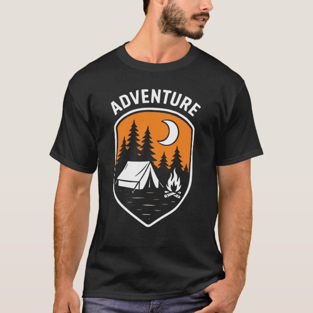 Adventure Men's Basic T-Shirt (Frente)