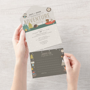 Adventure Woodland & Advice Chá de fraldas neutro