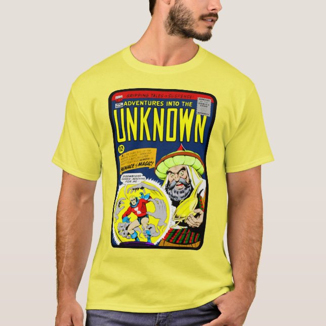 'Adventures into the UNKNOWN' T-Shirt (Frente)