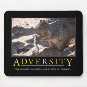 Adversidade Demotivational Mousepad