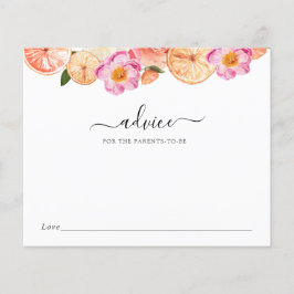 Advertência para o bebê de Citrus rosa para os Pai