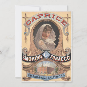 Advertimento para cigarro para fumar Caprice