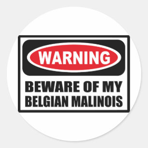 Advertir BEWARE de MINHA etiqueta do BELGA