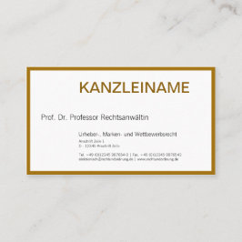 Advogado cartão de presentação