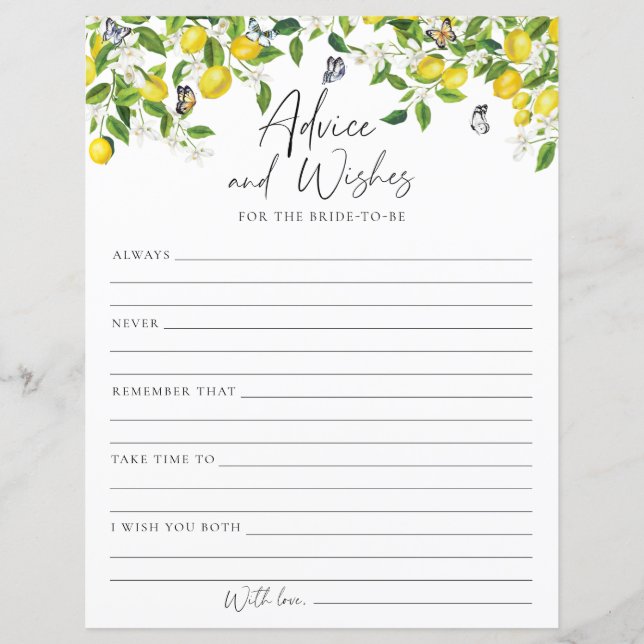 Advogado Deseja Jogo de Chá de panela de Limão (Frente)