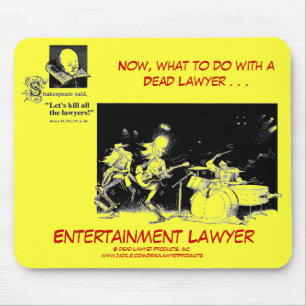 Advogado inoperante Mousepad do entretenimento de