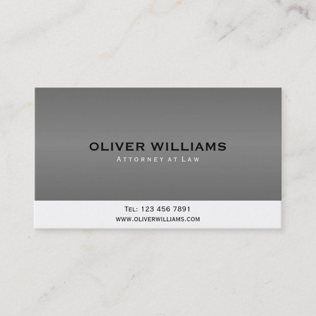 Advogado na lei - cartões de visitas (Frente)