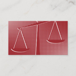 Advogado notário profissional Red Cartão de visita