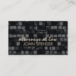 Advogados no cartão de visita da obscuridade do