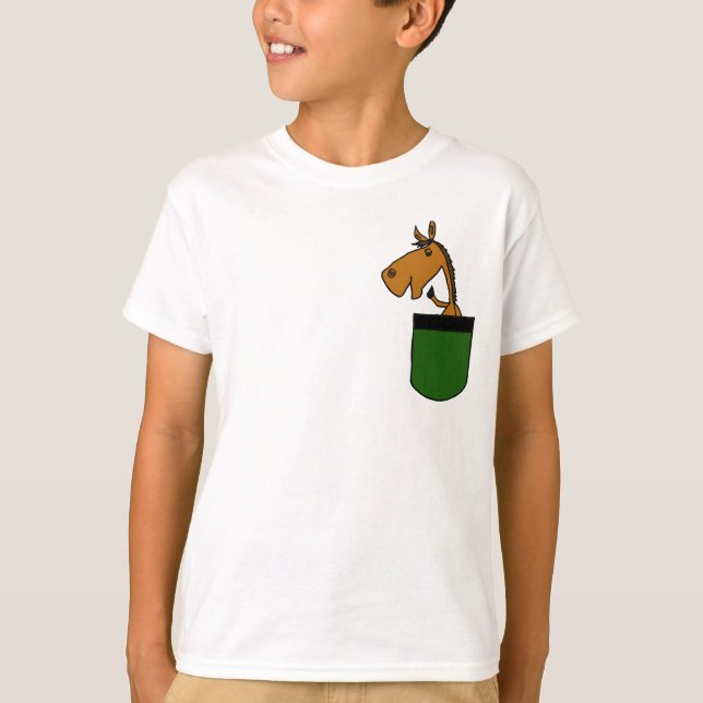 AE- Cavalo numa Camisa de Bolso (Frente)