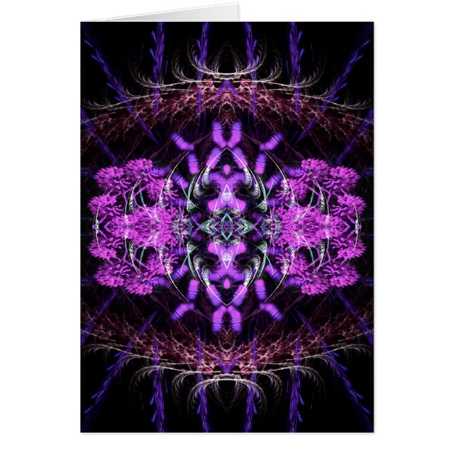 Aedroa: Cartão de fantasia fractal (Frente)