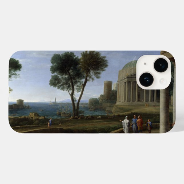 Aeneas em Delos Claude Lorrain - Paisagem grega (Verso (horizontal))