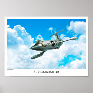 Aeronáutica Poster "F-104 Starfighter"