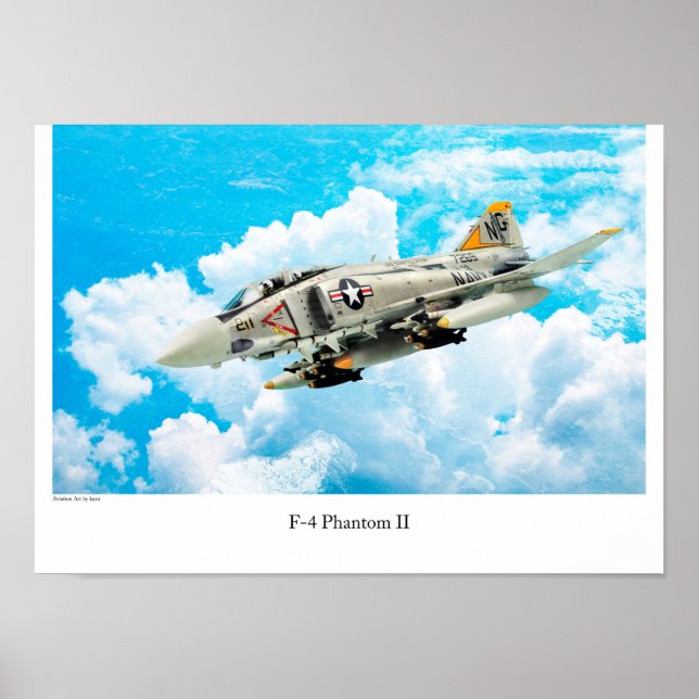 Aeronáutica Poster "F-4 Phantom II" (Frente)