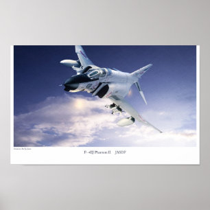 Aeronáutica Poster "F-4 Phantom II JASDF"