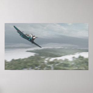 Aeronáutica Poster Lavochkin La-5