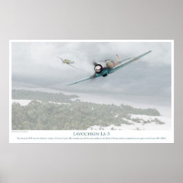 Aeronáutica Poster Lavochkin La-5