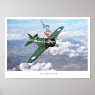 Aeronáutica Poster "Polikarpov I-16"